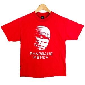 Vintage Pharoahe Monch Shirt Medium Red Akomplice Clothing Hip Hop Rap Tee Y2K